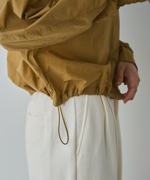 RONEL（ロネル）の「【RONEL】ライトドローストリングシャツ（シャツ/ブラウス・レディース・マスタード/ブラック/ダークグリーン・FREE）」の18枚目の写真