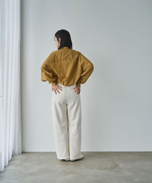 RONEL（ロネル）の「【RONEL】ライトドローストリングシャツ（シャツ/ブラウス・レディース・マスタード/ブラック/ダークグリーン・FREE）」の20枚目の写真