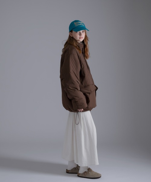 MUHET（ミュエータ）の「フィンガーホールパディングブルゾン（ブルゾン・レディース・グリーン/ブラック/ブラウン/ブルー/その他・MEDIUM/SMALL/LARGE）」の11枚目の写真