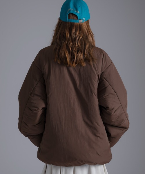 MUHET（ミュエータ）の「フィンガーホールパディングブルゾン（ブルゾン・レディース・グリーン/ブラック/ブラウン/ブルー/その他・MEDIUM/SMALL/LARGE）」の20枚目の写真