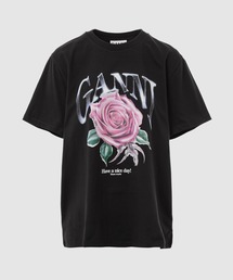 GANNI | Basic Jersey Rose Relaxed T-shirt(Tシャツ/カットソー)