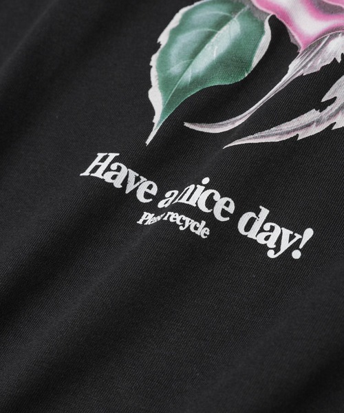 GANNI（ガニー）の「Basic Jersey Rose Relaxed T-shirt（Tシャツ/カットソー・レディース・ブラック・XS/S/M/L）」の4枚目の写真