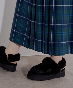 セール】【25AW新作】【R&E】クロスファーバックベルト厚底サンダル