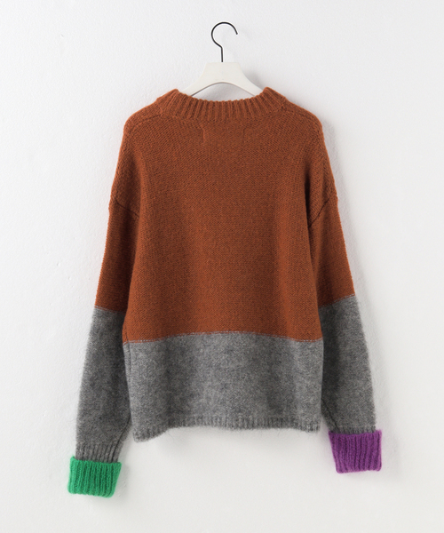 ニット・セーター PARTIMENTO Brushed Mohair Knit Crewneck (9COLOR) 4MM023 Auralee Brushed Super Kid Mohair Knit P/O Light Pink | Cultizm