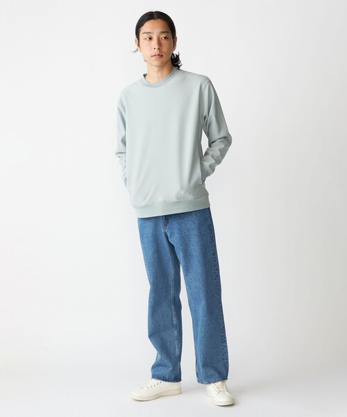 SHIPS（シップス）の「SHIPS: フリース ボンディング カルゼ スウェット（スウェット・メンズ・ブラック/ミント/ライトグレー・X-LARGE/LARGE/MEDIUM/SMALL）」の5枚目の写真