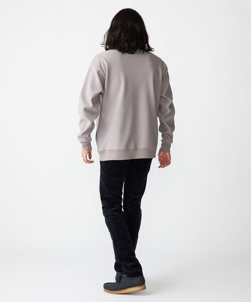 SHIPS（シップス）の「SHIPS: フリース ボンディング カルゼ スウェット（スウェット・メンズ・ブラック/ミント/ライトグレー・X-LARGE/LARGE/MEDIUM/SMALL）」の8枚目の写真