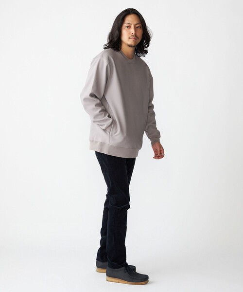 SHIPS（シップス）の「SHIPS: フリース ボンディング カルゼ スウェット（スウェット・メンズ・ブラック/ミント/ライトグレー・X-LARGE/LARGE/MEDIUM/SMALL）」の9枚目の写真