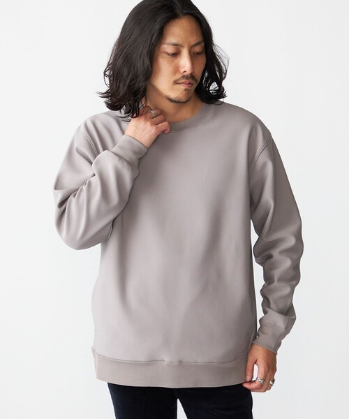 SHIPS（シップス）の「SHIPS: フリース ボンディング カルゼ スウェット（スウェット・メンズ・ブラック/ミント/ライトグレー・X-LARGE/LARGE/MEDIUM/SMALL）」の10枚目の写真