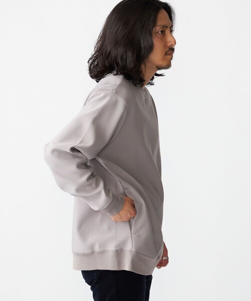 SHIPS（シップス）の「SHIPS: フリース ボンディング カルゼ スウェット（スウェット・メンズ・ブラック/ミント/ライトグレー・X-LARGE/LARGE/MEDIUM/SMALL）」の13枚目の写真