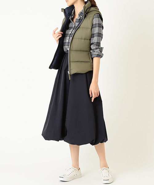 EFFE BEAMS（エッフェビームス）の「EFFE BEAMS / バルーンスカート（スカート・レディース・ブラック/ネイビー・36/38）」の7枚目の写真