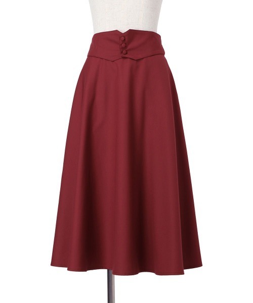 F i.n.t(フィント)の「【2サイズ展開】コルセットベルト2wayフレアースカート/F&A/fint(スカート・レディース・レッド/ネイビー/ブルーグリーン・1/2)」の15枚目の写真