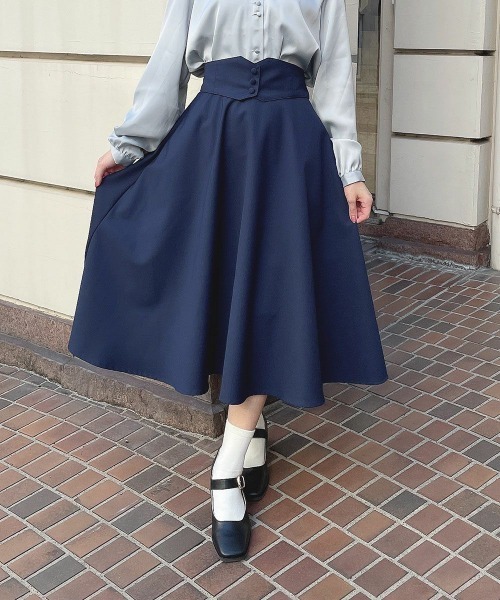 F i.n.t（フィント）の「【2サイズ展開】コルセットベルト2wayフレアー