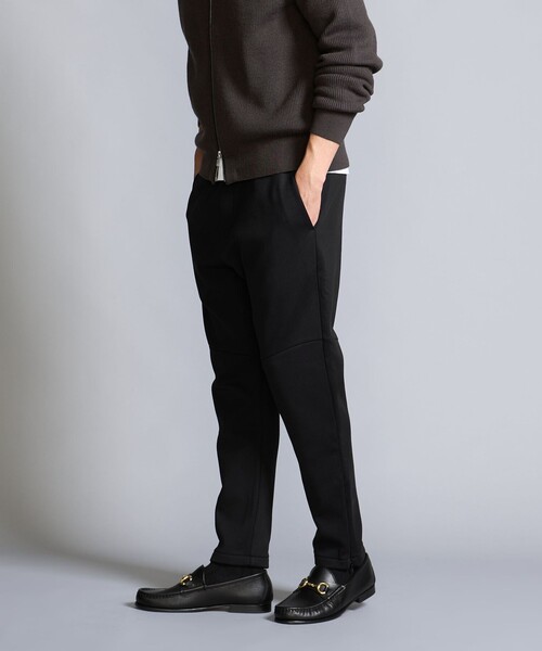 BEAUTY&YOUTH UNITED ARROWS(ビューティーアンドユースユナイテッドアローズ)の「【WEB限定 WARDROBE SMART】ダンボールニット イージーパンツ/セットアップ対応(その他パンツ・メンズ・ダークグレー/ブラック・S/XL/L/M)」の3枚目の写真