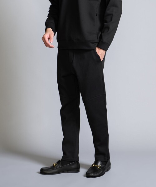 BEAUTY&YOUTH UNITED ARROWS(ビューティーアンドユースユナイテッドアローズ)の「【WEB限定 WARDROBE SMART】ダンボールニット イージーパンツ/セットアップ対応(その他パンツ・メンズ・ダークグレー/ブラック・S/XL/L/M)」の7枚目の写真