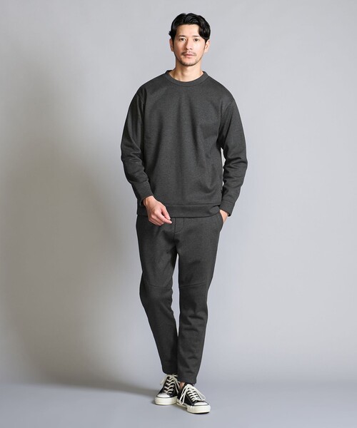 BEAUTY&YOUTH UNITED ARROWS(ビューティーアンドユースユナイテッドアローズ)の「【WEB限定 WARDROBE SMART】ダンボールニット イージーパンツ/セットアップ対応(その他パンツ・メンズ・ダークグレー/ブラック・S/XL/L/M)」の17枚目の写真