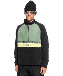 Quiksilver | CHAMPAGNE POWDER FLE/クイックシルバーロゴハーフジップフリース(スウェット)