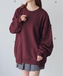 リメイク風裏毛BIGプルオーバー