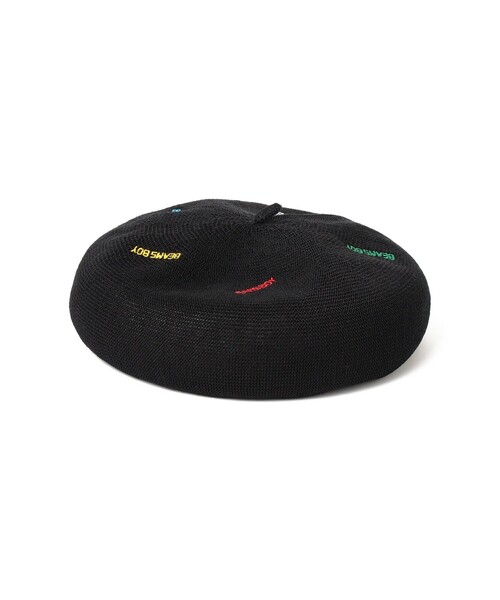 BEAMS BOY(ビームスボーイ)の「マルチ ロゴ 刺繍 ベレー帽(ハンチング/ベレー帽・レディース・ブラック/グレー・ONE SIZE)」の11枚目の写真