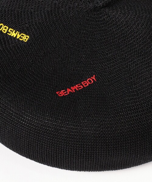 BEAMS BOY(ビームスボーイ)の「マルチ ロゴ 刺繍 ベレー帽(ハンチング/ベレー帽・レディース・ブラック/グレー・ONE SIZE)」の12枚目の写真