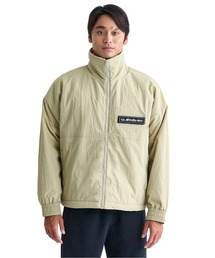 NY BOA STAND ZIP JAC/クイックシルバーワッシャーナイロンブルゾン