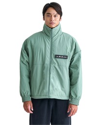 Quiksilver（クイックシルバー）の「NY BOA STAND ZIP JAC/クイックシルバーワッシャーナイロンブルゾン（ブルゾン）」