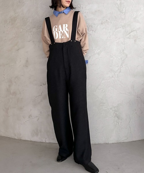 【セール】ツィードサスペンダーパンツ（その他パンツ）｜DOUX ARCHIVES（ドゥアルシーヴ）