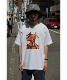 乱痴気（ランチキ）の「【Zero Point Field】PHOTO PRINTED TEE WHITE AR（Tシャツ/カットソー・メンズ）」