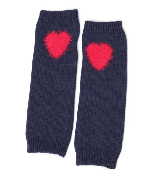 niko and...（ニコアンド）の「オリジナルハートアームウォーマー（アームカバー・レディース・ピンク/ネイビー・FREE）」の13枚目の写真