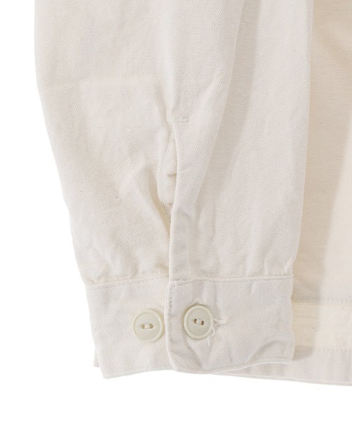 GOLD（ゴールド）の「東洋エンタープライズ GOLD / ゴールド：COTTON/SILK NEP DUCK WORK JACKET：24A-GL15474[MUS]（カバーオール・メンズ・オフホワイト・M）」の6枚目の写真
