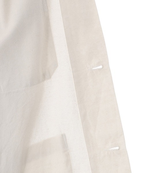 GOLD（ゴールド）の「東洋エンタープライズ GOLD / ゴールド：COTTON/SILK NEP DUCK WORK JACKET：24A-GL15474[MUS]（カバーオール・メンズ・オフホワイト・M）」の7枚目の写真