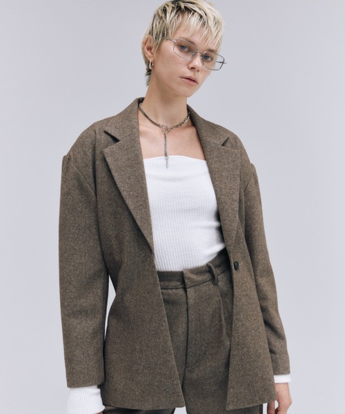 JOSE MOON（ジョゼムーン）の「MOLESKIN KNIT PULLOVER/モールスキンニットプルオーバー（ニット/セーター・レディース・ホワイト/ブラック・FREE）」の22枚目の写真