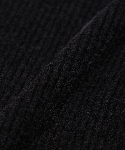 JOSE MOON（ジョゼムーン）の「MOLESKIN KNIT PULLOVER/モールスキンニットプルオーバー（ニット/セーター・レディース・ホワイト/ブラック・FREE）」の3枚目の写真
