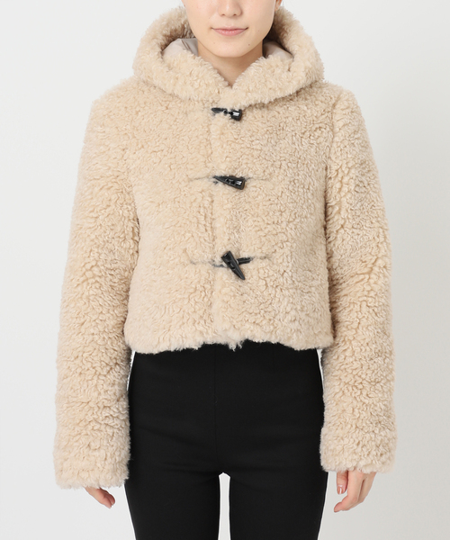 Charles Chaton(シャルルシャトン)の「curly duffel coat(その他アウター・レディース・ベージュ・FREE)」の4枚目の写真