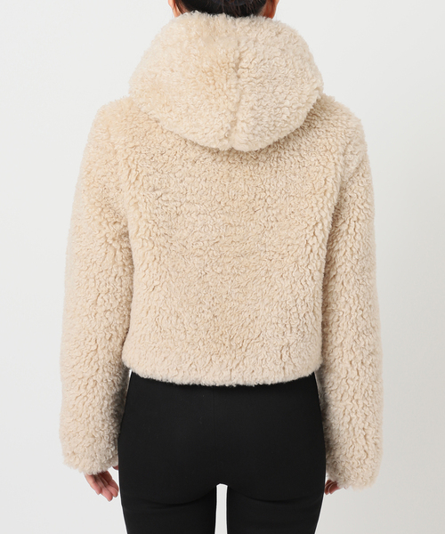 Charles Chaton(シャルルシャトン)の「curly duffel coat(その他アウター・レディース・ベージュ・FREE)」の6枚目の写真