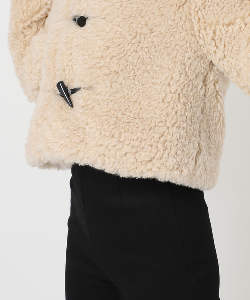 Charles Chaton(シャルルシャトン)の「curly duffel coat(その他アウター・レディース・ベージュ・FREE)」の11枚目の写真