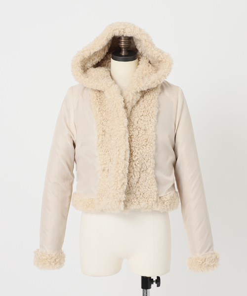 Charles Chaton(シャルルシャトン)の「curly duffel coat(その他アウター・レディース・ベージュ・FREE)」の13枚目の写真