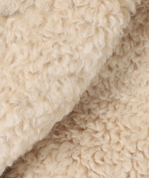 Charles Chaton(シャルルシャトン)の「curly duffel coat(その他アウター・レディース・ベージュ・FREE)」の15枚目の写真