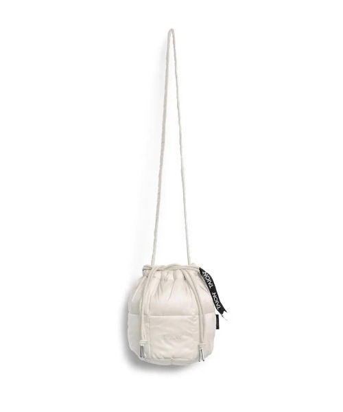 TAION(タイオン)の「BASIC DRAW STRING DOWN BAG S DST01-S(ショルダーバッグ・メンズ・ホワイト・FREE)」の1枚目の写真