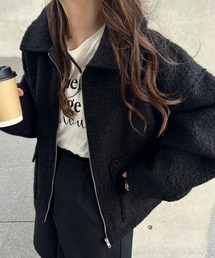 KOBE LETTUCE | Wポケットシープボアジップブルゾン(ブルゾン)