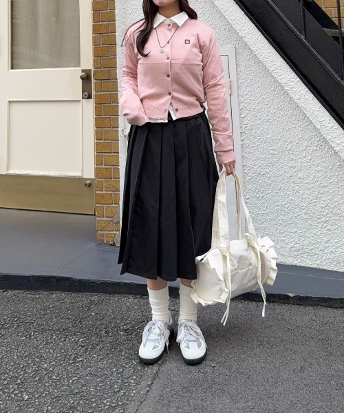 nemne store(ネンネストア)の「【Seoup】ビスチェアンサンブルカーデ(カーディガン/ボレロ・レディース・ブルー系/ピンク系・フリー)」の7枚目の写真