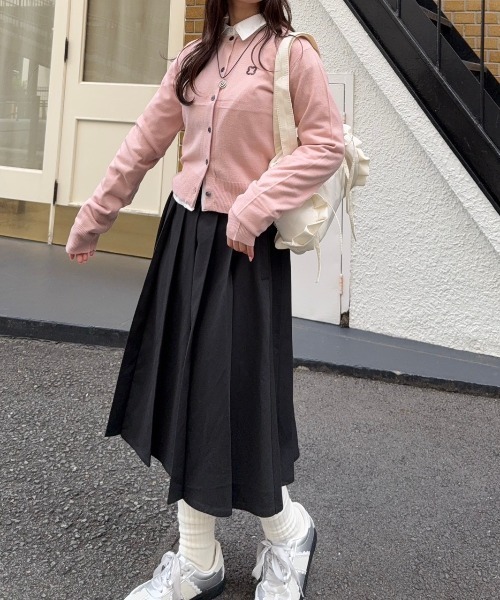 nemne store(ネンネストア)の「【Seoup】ビスチェアンサンブルカーデ(カーディガン/ボレロ・レディース・ブルー系/ピンク系・フリー)」の9枚目の写真
