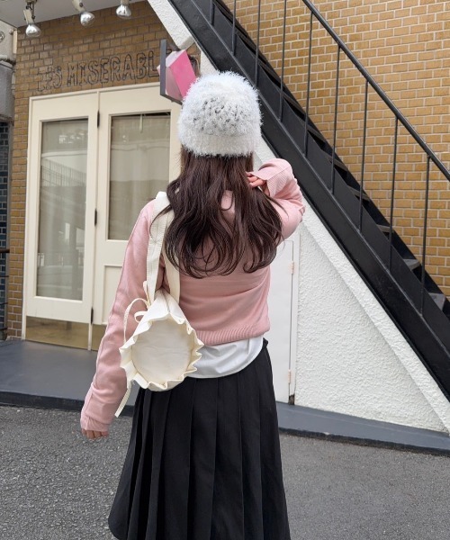 nemne store(ネンネストア)の「【Seoup】ビスチェアンサンブルカーデ(カーディガン/ボレロ・レディース・ブルー系/ピンク系・フリー)」の10枚目の写真