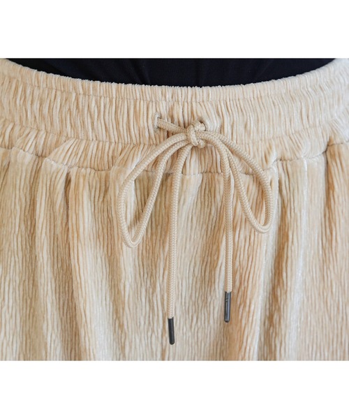 reca（レカ）の「楊柳ベロアワイドパンツ（その他パンツ・レディース・ブラウン/アイボリー/ブラック・M/L）」の19枚目の写真