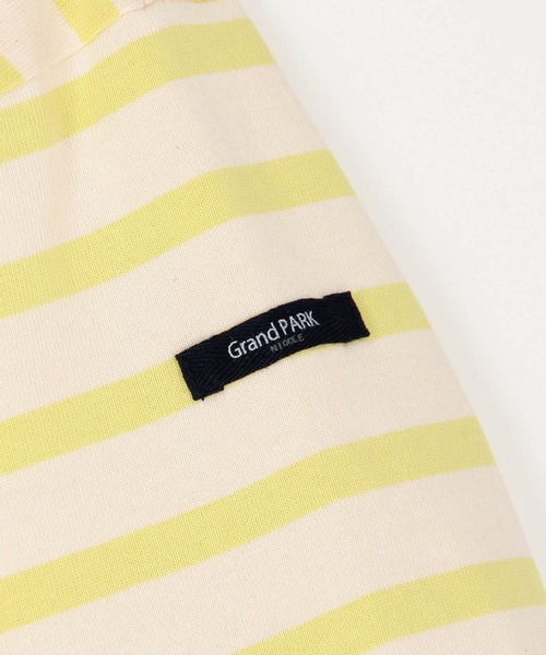 日本製 デラヴェ天竺カットソー ボーダー（Tシャツ/カットソー）｜Grand PARK（グランドパーク）