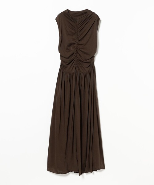 INSCRIRE(アンスクリア)の「INSCRIRE / ライト ジャージー ドレス(ワンピース・レディース・ブラウン・36)」の6枚目の写真