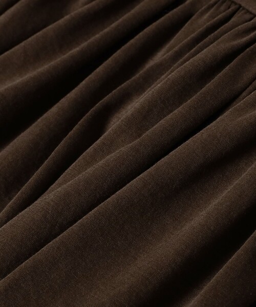 INSCRIRE(アンスクリア)の「INSCRIRE / ライト ジャージー ドレス(ワンピース・レディース・ブラウン・36)」の8枚目の写真