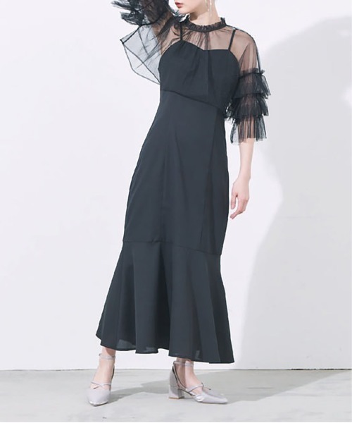 SETUP7（セットアップセブン）の「【metoi】クロスストラップチャンキーヒールパンプス 結婚式 二次会 パーティー フォーマル オケージョン（パンプス・レディース・シルバー/ブラック/ベージュ・M/L/LL/S）」の4枚目の写真