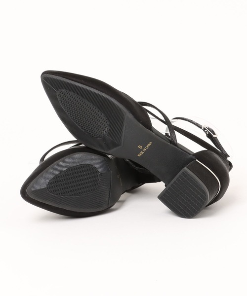 SETUP7（セットアップセブン）の「【metoi】クロスストラップチャンキーヒールパンプス 結婚式 二次会 パーティー フォーマル オケージョン（パンプス・レディース・シルバー/ブラック/ベージュ・M/L/LL/S）」の18枚目の写真