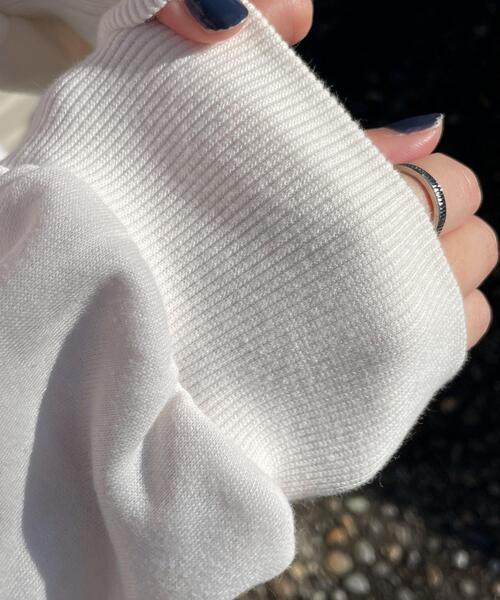 WEGO（ウィゴー）の「WEGO/ロゴビッグプルパーカー（スウェット・レディース・アイボリー/ライトグレー・FREE）」の8枚目の写真