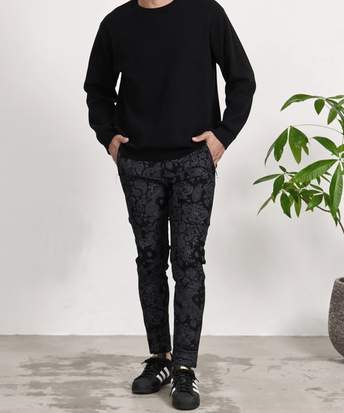 mariaページ CavariA/キャバリア』ポンチ総柄パンツ